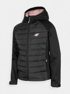 4F Softshelljacke In Schwarz