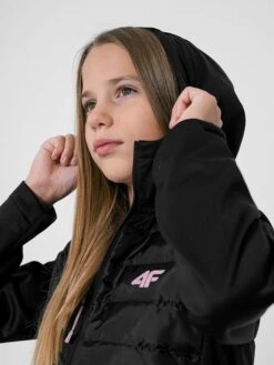 4F Softshelljacke In Schwarz -Kinderprodukte 4f softshelljacke in schwarz 3