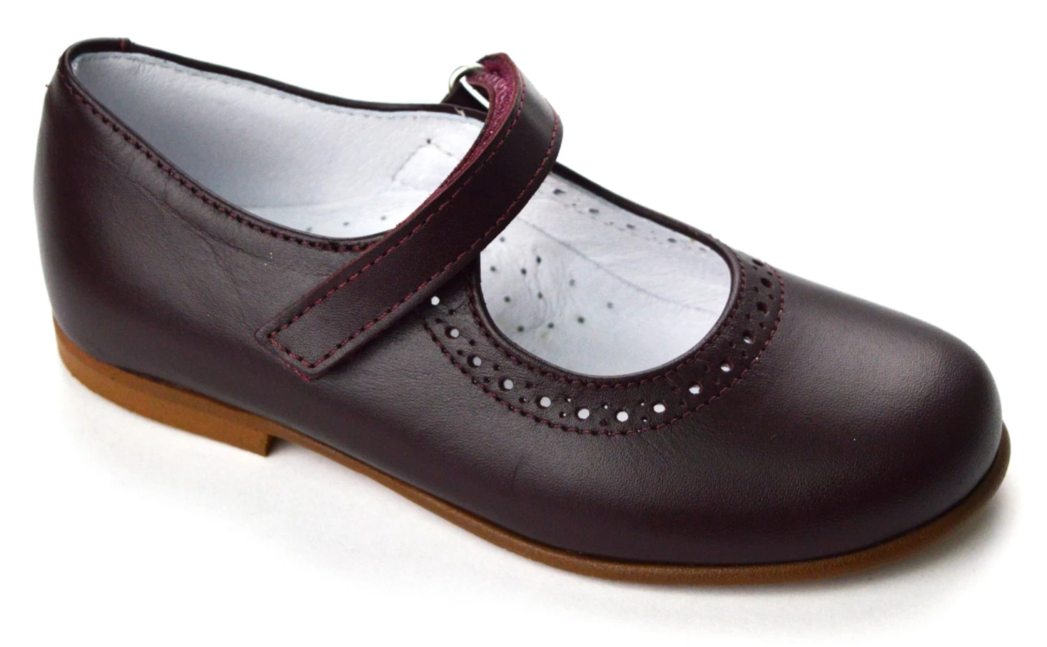 Riemchenschuhe In Bordeaux