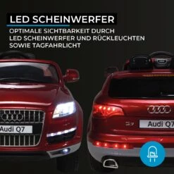 Elektroauto Audi Q7 4L In Rot Lackiert -Kinderprodukte actionbikes motors elektroauto audi q7 4l in rot lackiert 7