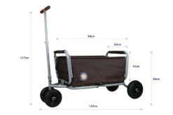 Beachtrekker LiFe Faltbarer Bollerwagen + Bremse, Klappbarer Handwagen (Grün) -Kinderprodukte beachtrekker beachtrekker life faltbarer bollerwagen bremse klappbarer handwagen grun 2