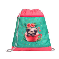 4tlg-Set: Schulranzen Cute Sloth In Türkis – (H)37 X (B) 30 X (T) 19 Cm -Kinderprodukte belmil 4tlg set schulranzen cute sloth in turkis h 37 x b 30 x t 19 cm 7