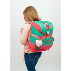 4tlg-Set: Schulranzen Cute Sloth In Türkis – (H)37 X (B) 30 X (T) 19 Cm -Kinderprodukte belmil 4tlg set schulranzen cute sloth in turkis h 37 x b 30 x t 19 cm 9