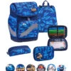 Premium Schulranzen-Set 5tlg. Smarty Plus "Glacier Blue" Mit Brustgurt -Kinderprodukte belmil premium schulranzen set 5tlg smarty plus glacier blue mit brustgurt
