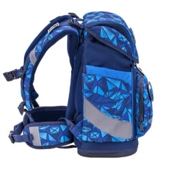 Premium Schulranzen-Set 5tlg. Smarty Plus "Glacier Blue" Mit Brustgurt -Kinderprodukte belmil premium schulranzen set 5tlg smarty plus glacier blue mit brustgurt 5