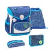 Schulranzen-Set 4tlg. Cool Bag "Invasion" Blau Mit Brustgurt, Hüftgurt, Magnetverschluss H 36 Cm B 31 Cm T 23 Cm -Kinderprodukte belmil schulranzen set 4tlg cool bag invasion blau mit brustgurt huftgurt magnetverschluss h 36 cm b 31 cm t 23 cm