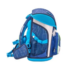 Schulranzen-Set 4tlg. Cool Bag "Invasion" Blau Mit Brustgurt, Hüftgurt, Magnetverschluss H 36 Cm B 31 Cm T 23 Cm -Kinderprodukte belmil schulranzen set 4tlg cool bag invasion blau mit brustgurt huftgurt magnetverschluss h 36 cm b 31 cm t 23 cm 3