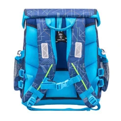 Schulranzen-Set 4tlg. Cool Bag "Invasion" Blau Mit Brustgurt, Hüftgurt, Magnetverschluss H 36 Cm B 31 Cm T 23 Cm -Kinderprodukte belmil schulranzen set 4tlg cool bag invasion blau mit brustgurt huftgurt magnetverschluss h 36 cm b 31 cm t 23 cm 5