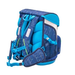 Schulranzen-Set 4tlg. Cool Bag "Invasion" Blau Mit Brustgurt, Hüftgurt, Magnetverschluss H 36 Cm B 31 Cm T 23 Cm -Kinderprodukte belmil schulranzen set 4tlg cool bag invasion blau mit brustgurt huftgurt magnetverschluss h 36 cm b 31 cm t 23 cm 6