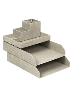 4tlg. Set: Desktop-Organizer "Lena" In Beige -Kinderprodukte bigsobox 4tlg set desktop organizer lena in beige 2