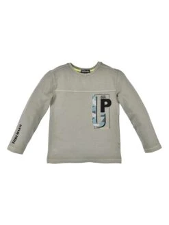 Longsleeve "Never Give Up" In Grün