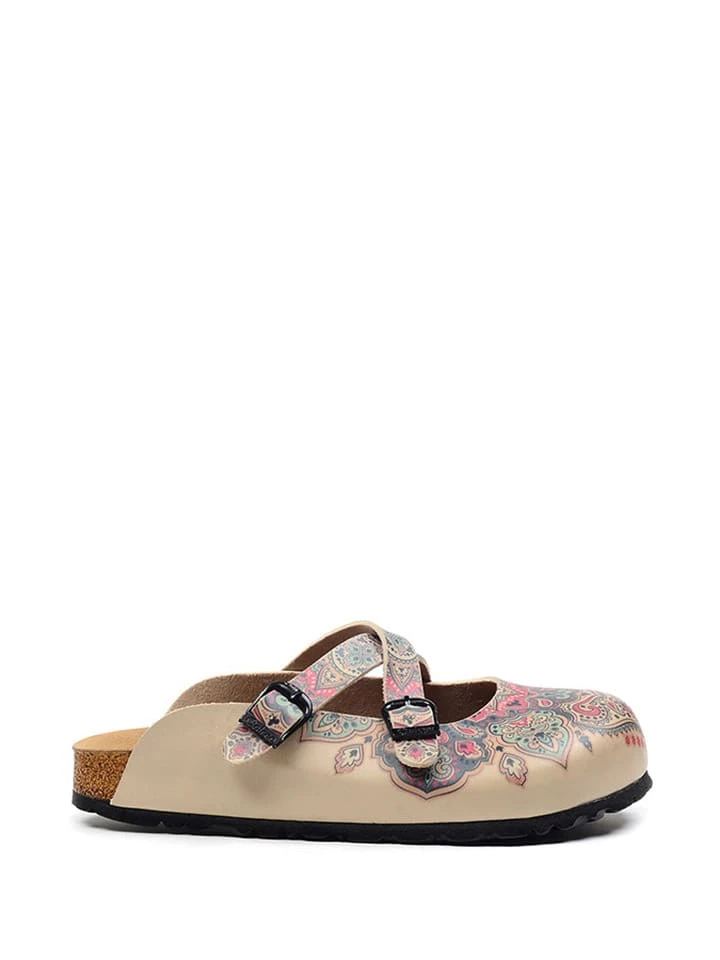 Clogs In Beige/ Bunt 4 Clogs In Beige/ Bunt – Bild 2