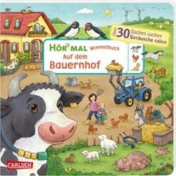 Carlsen Hör Mal (Soundbuch): Wimmelbuch: Auf Dem Bauernhof In Bunt