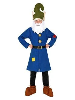 3tlg. Kostüm "Zwerg" In Blau