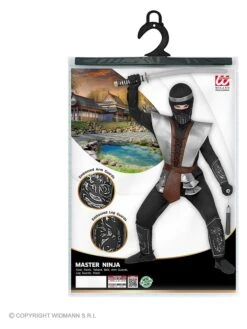 7tlg. Kostüm "Master Ninja" In Schwarz -Kinderprodukte carnival party 7tlg kostum master ninja in schwarz 2