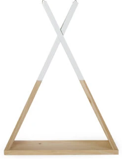 Childhome Wandregal Tipi, Natur/weiß 5 Childhome Wandregal Tipi, Natur/weiß -Kinderprodukte childhome wandregal tipi natur weiss 1