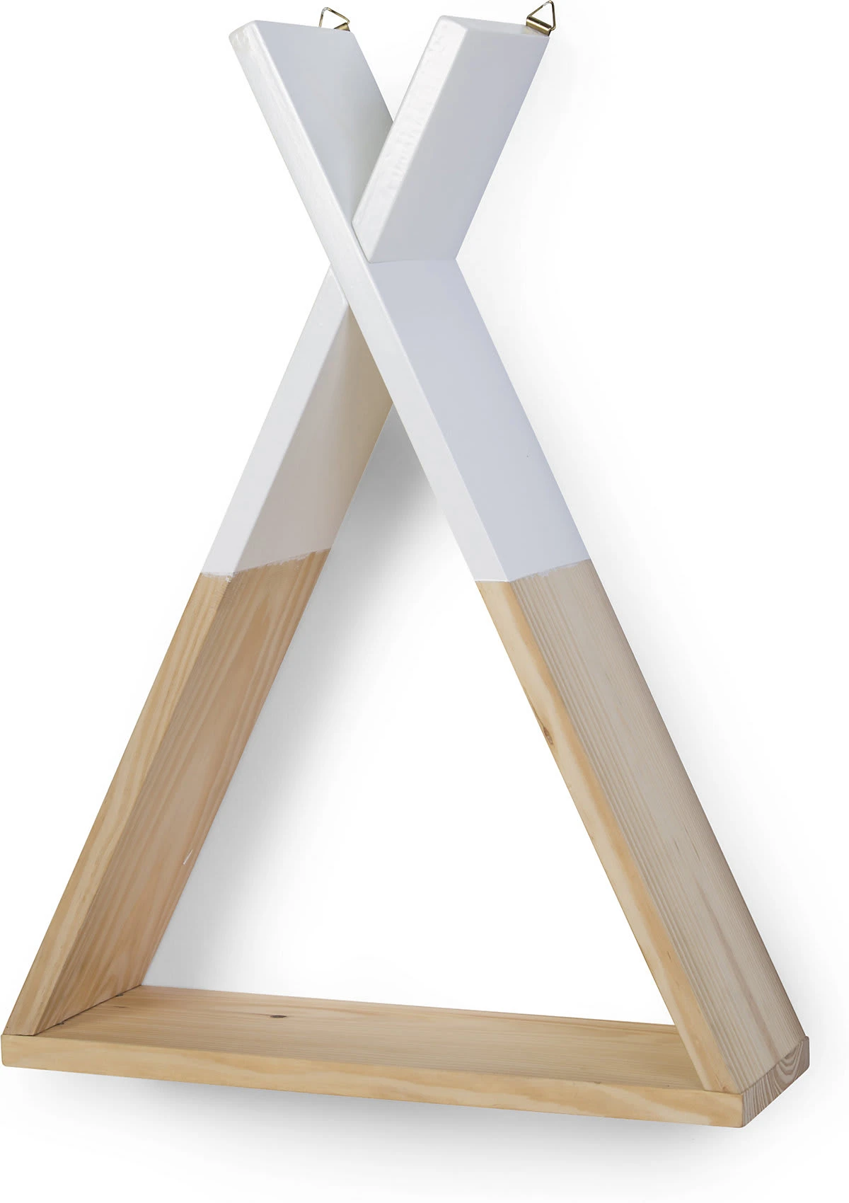 Childhome Wandregal Tipi, Natur/weiß 3 Childhome Wandregal Tipi, Natur/weiß