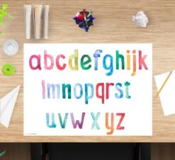Schreibtischunterlage "abc Muster" In Bunt (L)60 X (B)40
