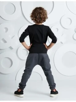 2tlg. Outfit "Bricks" In Blau/ Dunkelblau -Kinderprodukte denokids 2tlg outfit bricks in blau dunkelblau 3