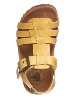 El Naturalista Leder-Sandalen In Gelb -Kinderprodukte el naturalista leder sandalen in gelb 3