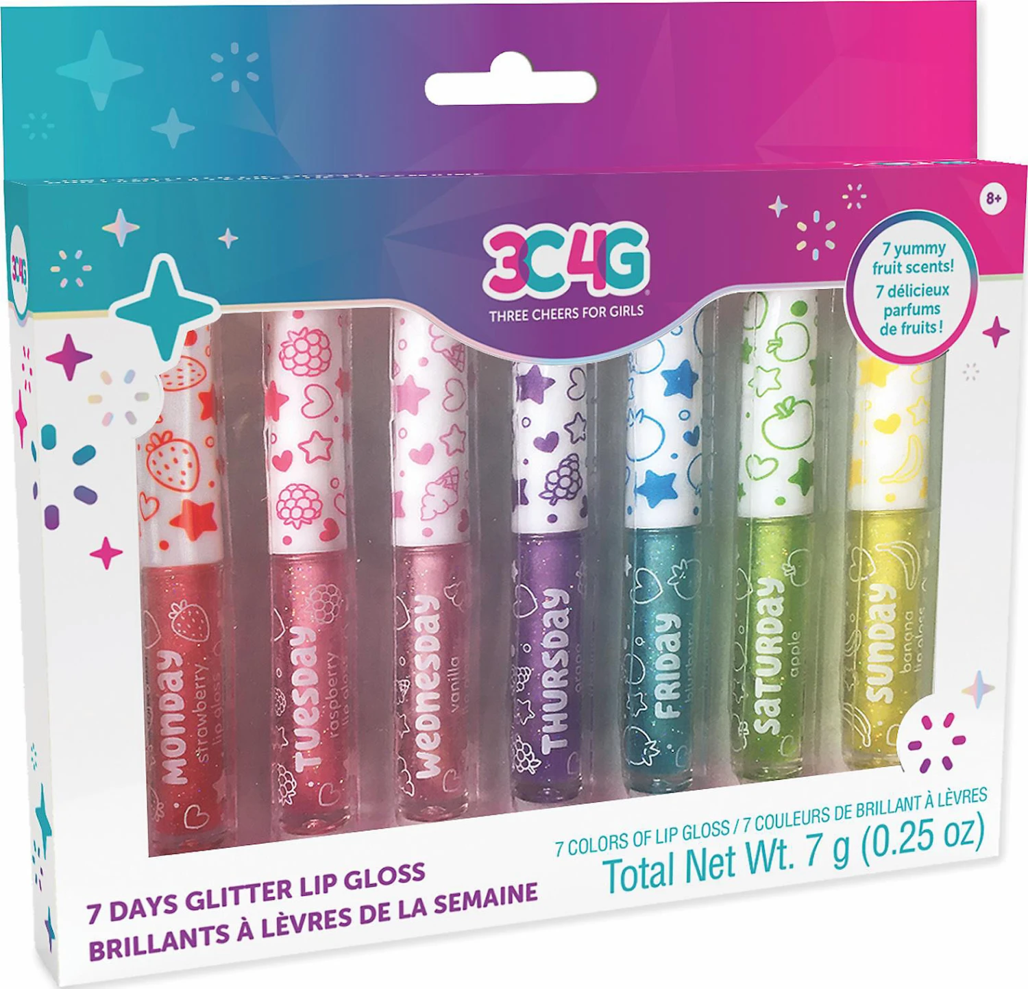 3C4G - Three Cheers For Girls - Glitzer Lip Gloss Set (7er Pack) 3 3C4G - Three Cheers For Girls - Glitzer Lip Gloss Set (7er Pack)
