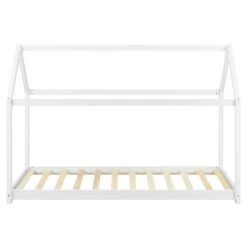 Kinderbett Netstal Mit Matratze In Weiß (L)140cm (B)70cm -Kinderprodukte en casa kinderbett netstal mit matratze in weiss l 140cm b 70cm 3