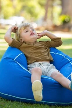 EverEarth Sitzsack In Blau -Kinderprodukte everearth sitzsack in blau 1