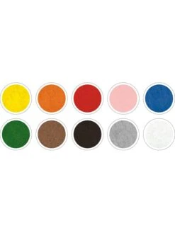 FOLIA Bastelfilz "Basic" In Bunt - 10 Blatt - (L)30 X (B)20 Cm -Kinderprodukte folia bastelfilz basic in bunt 10 blatt l 30 x b 20 cm 2