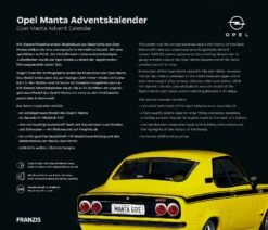 Adventskalender Opel Manta -Kinderprodukte franzis adventskalender opel manta 3