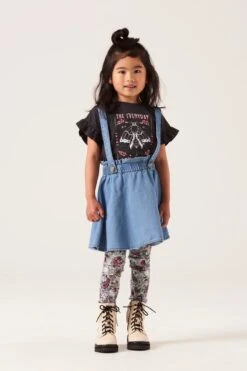 Garcia Trägerrock In Denim Blue -Kinderprodukte garcia tragerrock in denim blue 4