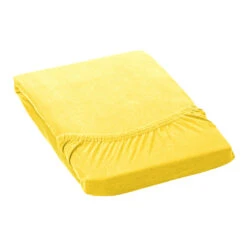 Jersey Premium Spannbettlaken JANNEBY In Farbe Gelb
