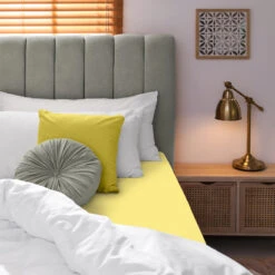 Jersey Premium Spannbettlaken JANNEBY In Farbe Gelb -Kinderprodukte gmd living jersey premium spannbettlaken janneby in farbe gelb 3