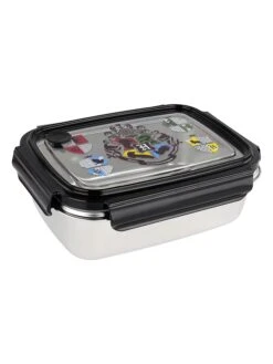 Edelstahl-Brotdose "Harry Potter" In Silber - (L)19,5 X (B)14,2 X (H)7,2 Cm -Kinderprodukte harry potter edelstahl brotdose harry potter in silber l 19 5 x b 14 2 x h 7 2 cm 2