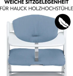 HAUCK Hochstuhlauflage, Dusty Blue -Kinderprodukte hauck hochstuhlauflage dusty blue 9