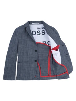 Sakko In Dunkelblau -Kinderprodukte hugo boss kids sakko in dunkelblau 2