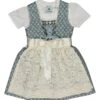 Dirndl In Blau/ Champagner -Kinderprodukte isartrachten dirndl in blau champagner