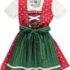 Dirndl In Rot/ Grün -Kinderprodukte isartrachten dirndl in rot grun