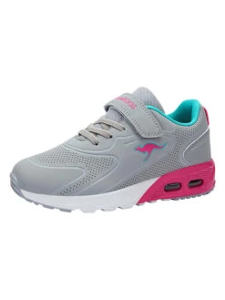 KangaRoos Sneakers "Giga EV" In Grau/ Pink