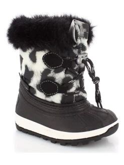 Kimberfeel Winterstiefel "Panthere" In Schwarz/ Weiß