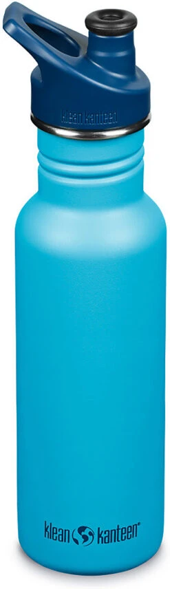 Klean Kanteen Edelstahl-Trinkflasche ® Classic Hawaiian Ocean, 532 Ml, Sport Cap