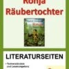 Astrid Lindgren 'Ronja Räubertochter', Literaturseiten In Bunt -Kinderprodukte koh astrid lindgren ronja raubertochter literaturseiten in bunt