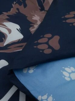 Bettwäsche-Set In Dunkelblau/ Hellblau -Kinderprodukte lamino bettwasche set in dunkelblau hellblau 2