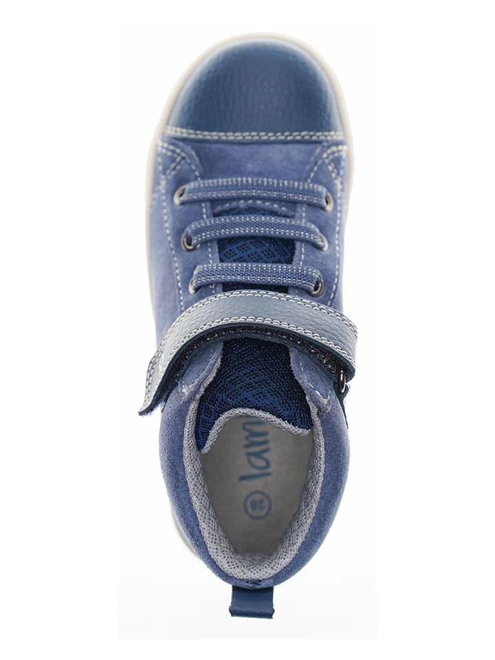 Leder-Sneakers In Blau 7 Leder-Sneakers In Blau – Bild 5
