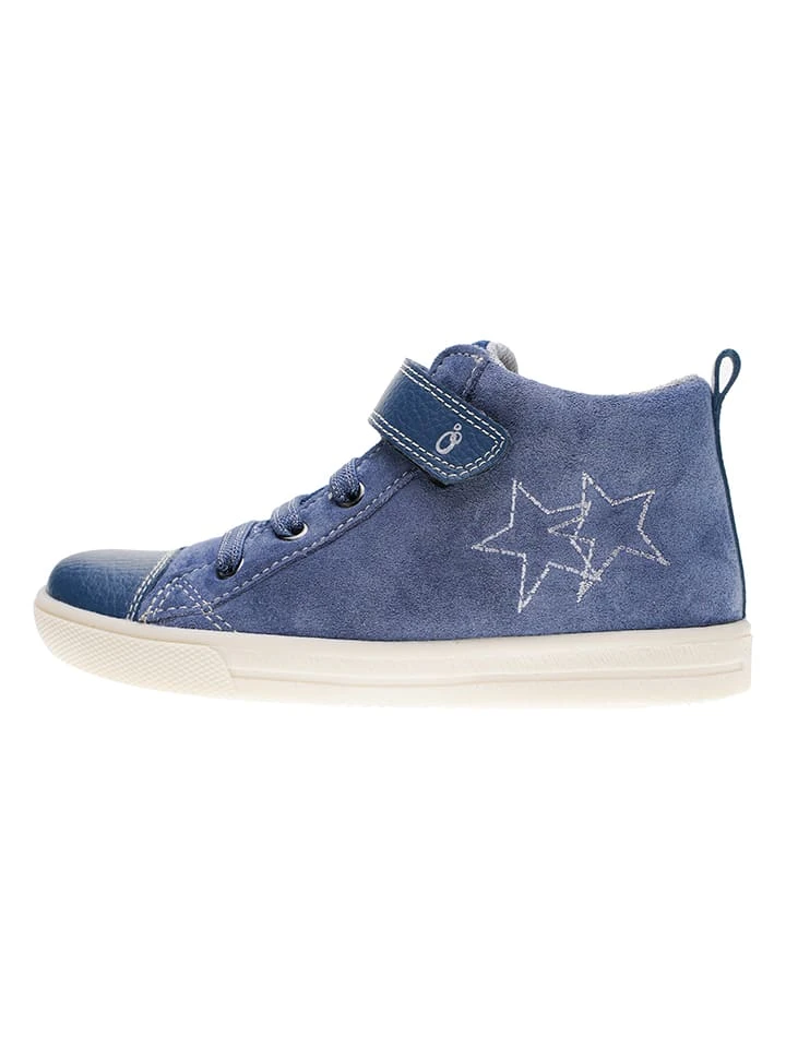 Leder-Sneakers In Blau 3 Leder-Sneakers In Blau
