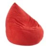 Chillkissen Sitzsack Poly Noble 90 Cm Hoch In Rot -Kinderprodukte linke licardo chillkissen sitzsack poly noble 90 cm hoch in rot