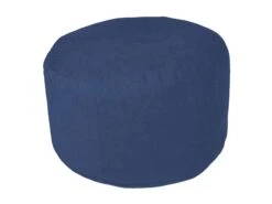 Pouf Fußhocker Hocker Ø47/34 Cm In Blau