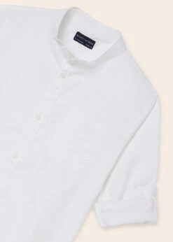 Mayoral Stehkragenhemd Langarm In Weiß -Kinderprodukte mayoral stehkragenhemd langarm in weiss 4