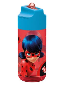 Trinkflasche "Miraculous" In Rot - Ø 6,5 Cm - (H)18 Cm