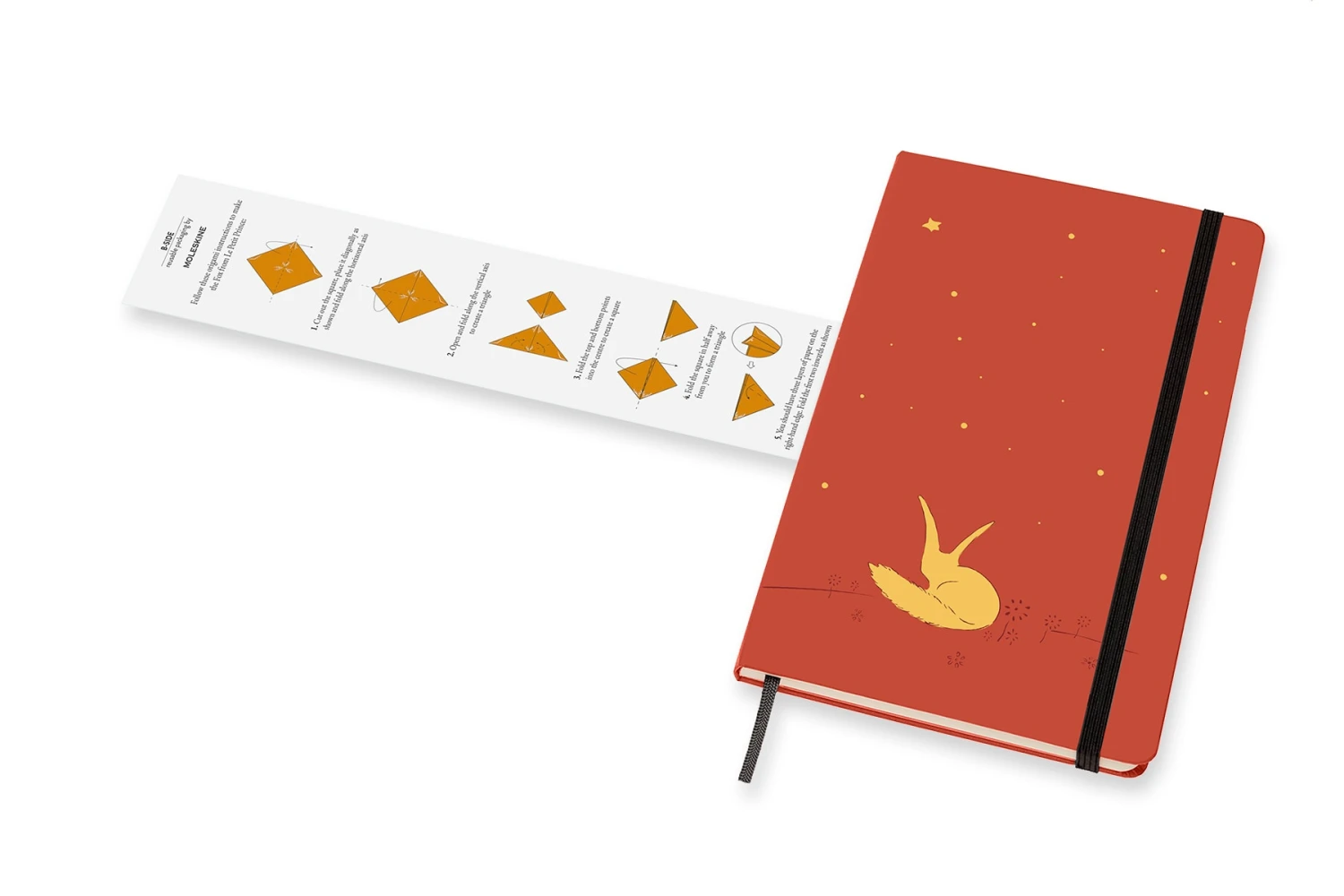 Moleskine Notizbuch, Fester Einband "Der Kleine Prinz" In Orange 7 Moleskine Notizbuch, Fester Einband "Der Kleine Prinz" In Orange – Bild 5