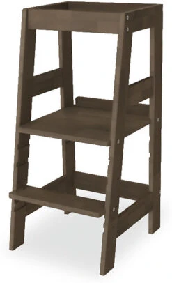 Lernturm 'Fino', Buche Massiv, Braun Lasiert Von Pinolino